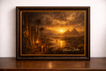 Sunset over ancient Egypt