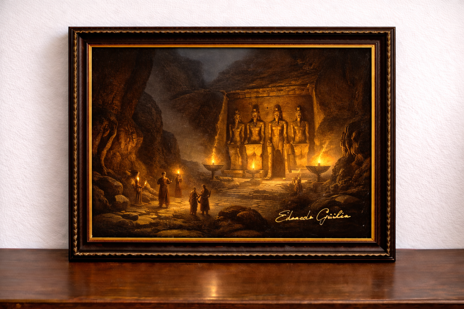 Mystical discovery of the ancient temple