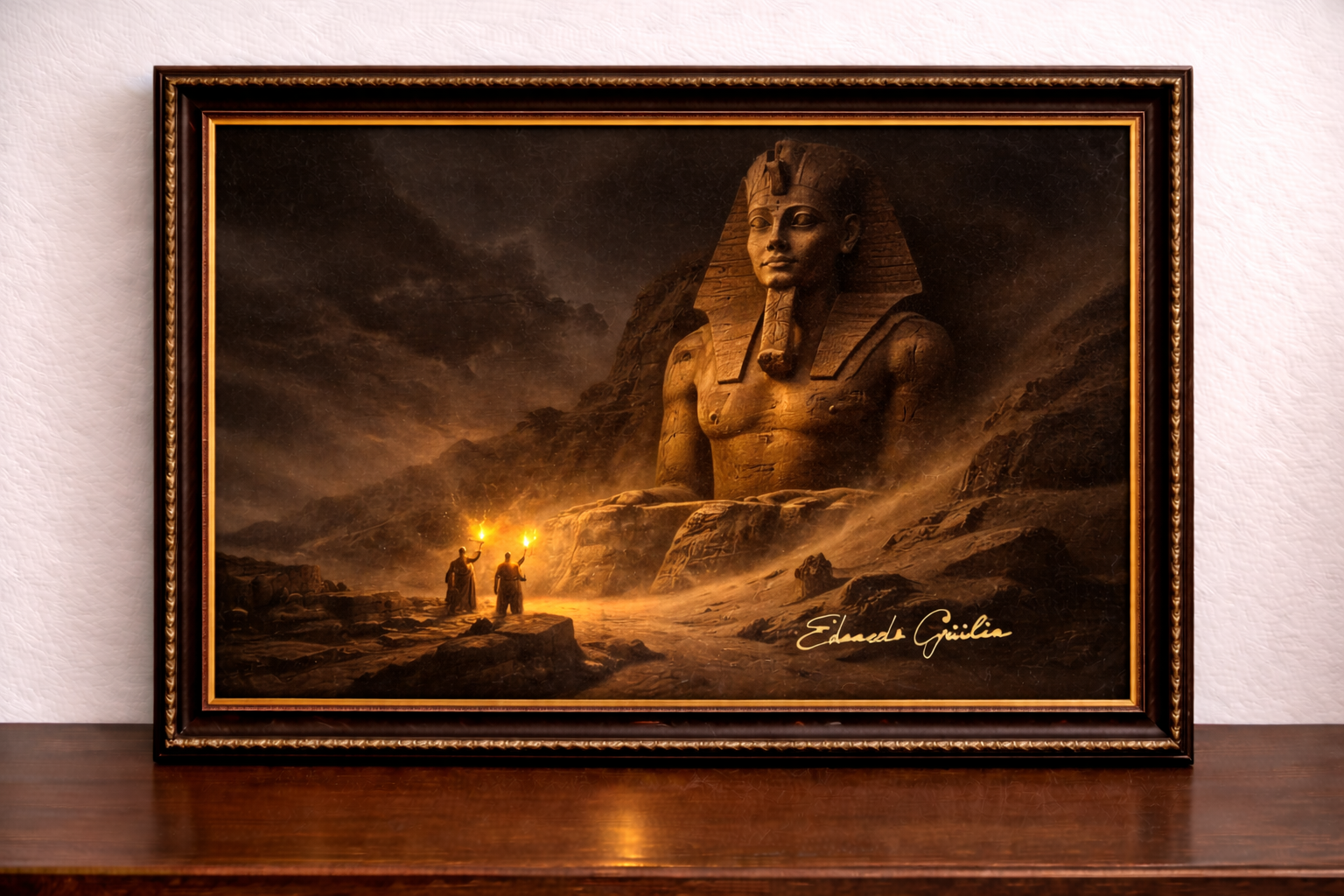 The silent guardian in twilight