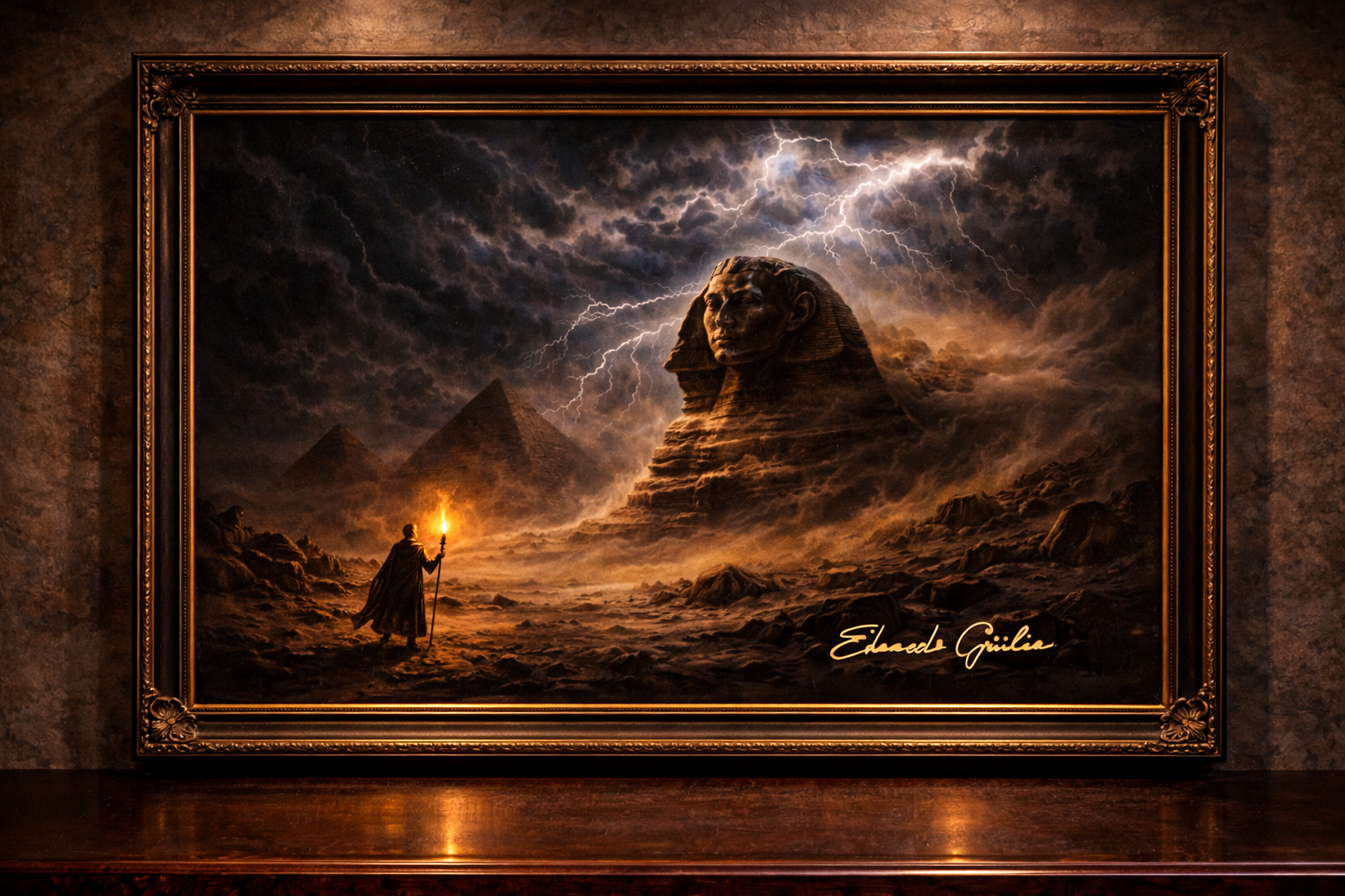 Storm over the Sphinx