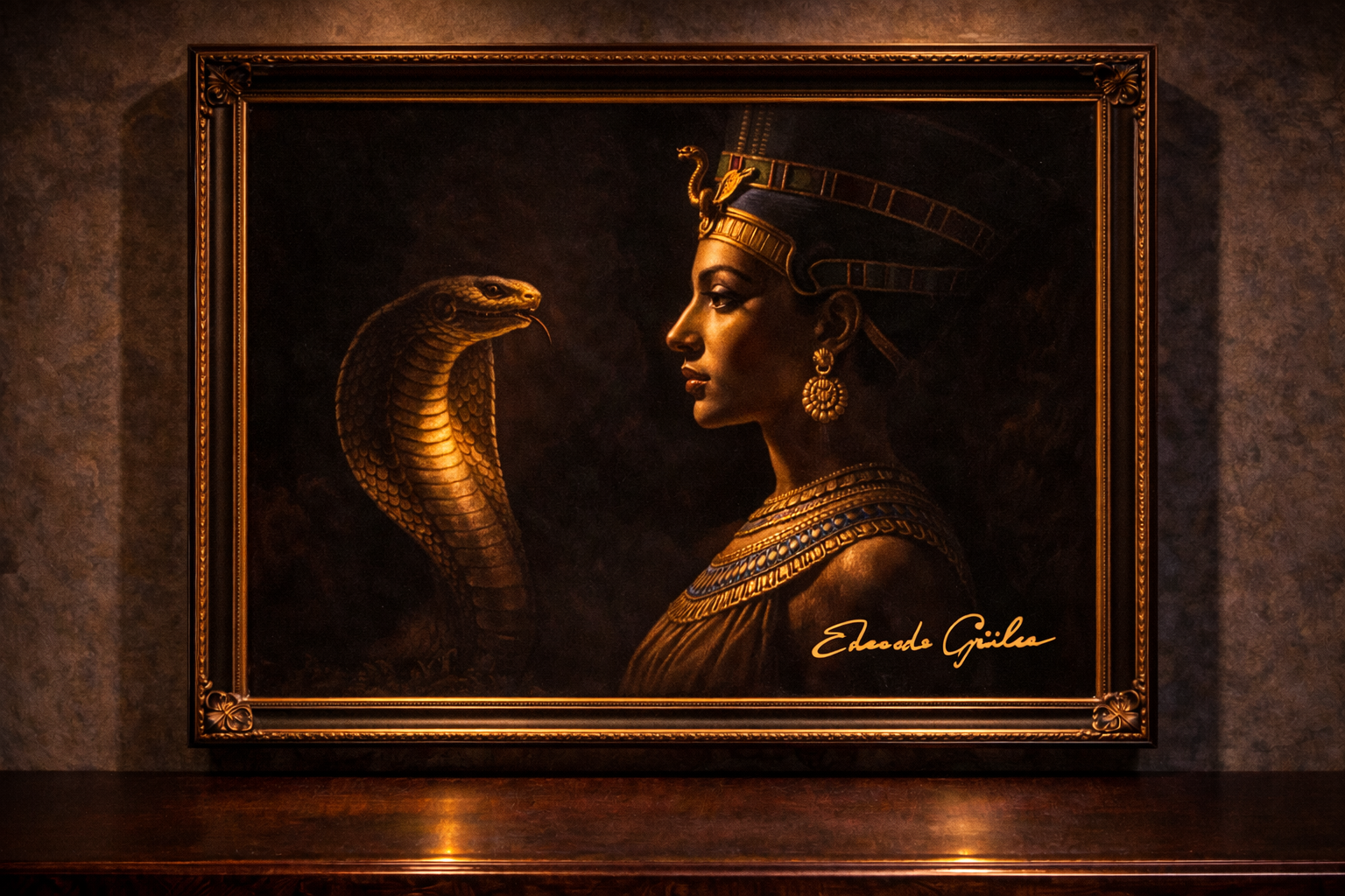 The queen and the cobra