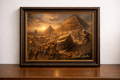 Egyptian laborers building the pyramid